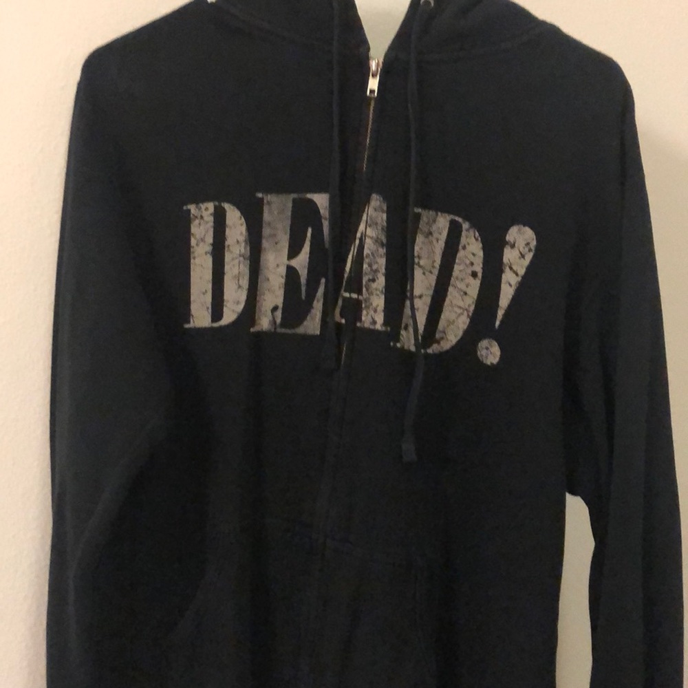 My chemical romance large zip up hoodie